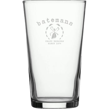 Batemans Brewery Beer Pint Glass
